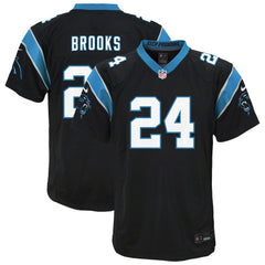 Jonathon Brooks Carolina Panthers Youth Game Jersey Black - Nike