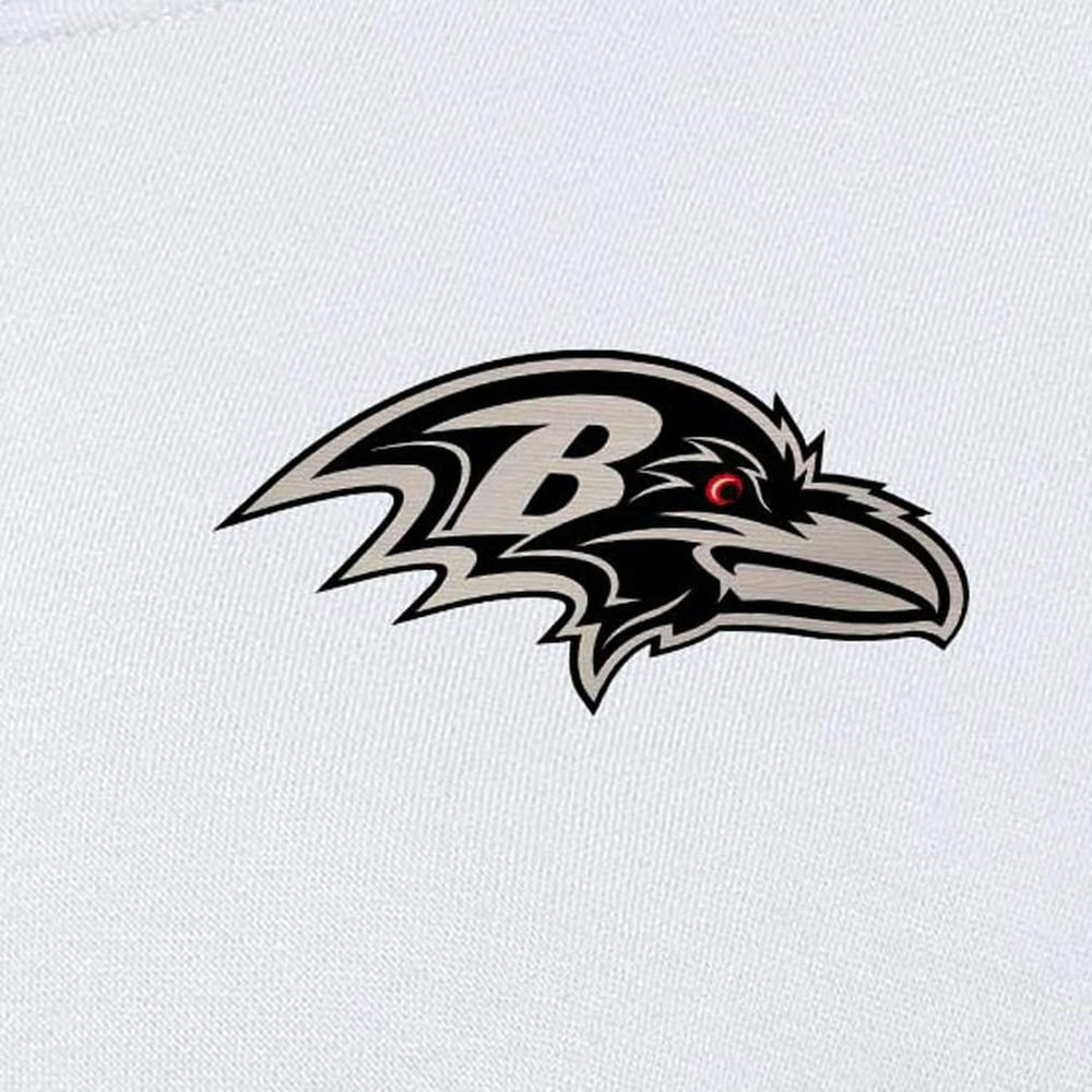 Baltimore Ravens Antigua Women's Victory Pullover Sweatshirt White - NFL