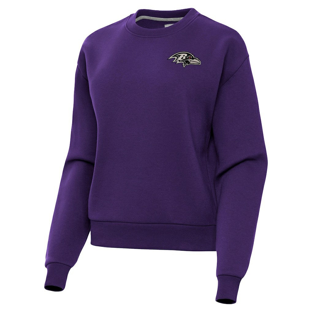 Baltimore Ravens Antigua Women's Victory Pullover Sweatshirt Purple - NFL