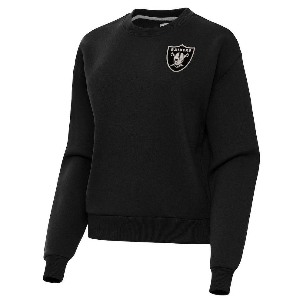 Las Vegas Raiders Antigua Women's Victory Pullover Sweatshirt Black - NFL
