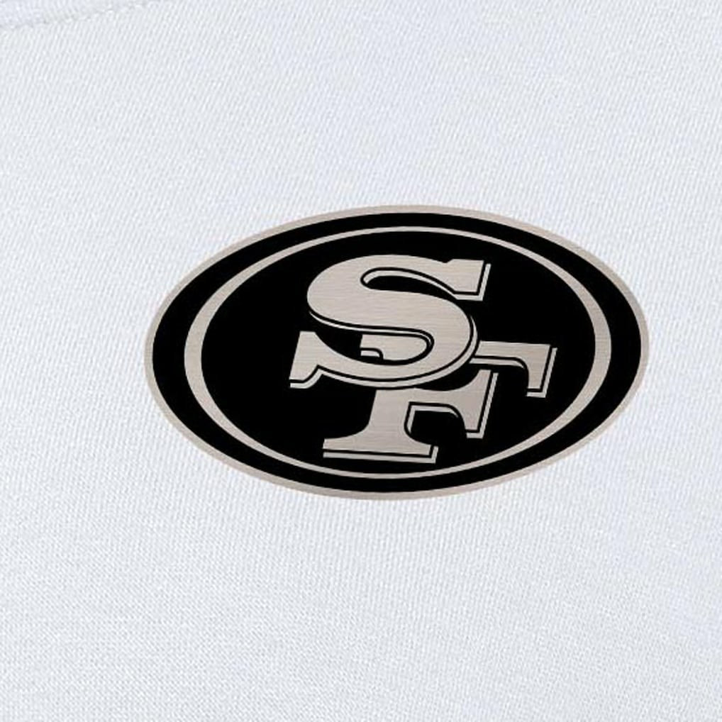 San Francisco 49ers Antigua Women's Victory Pullover Sweatshirt White - NFL