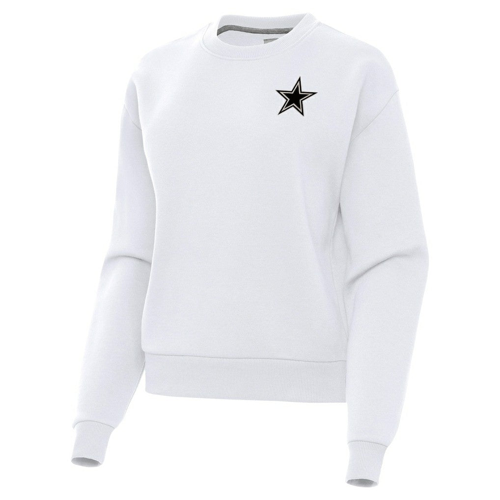Dallas Cowboys Antigua Women's Victory Pullover Sweatshirt White - NFL