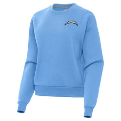 Los Angeles Chargers Antigua Women's Victory Pullover Sweatshirt Powder Blue - NFL