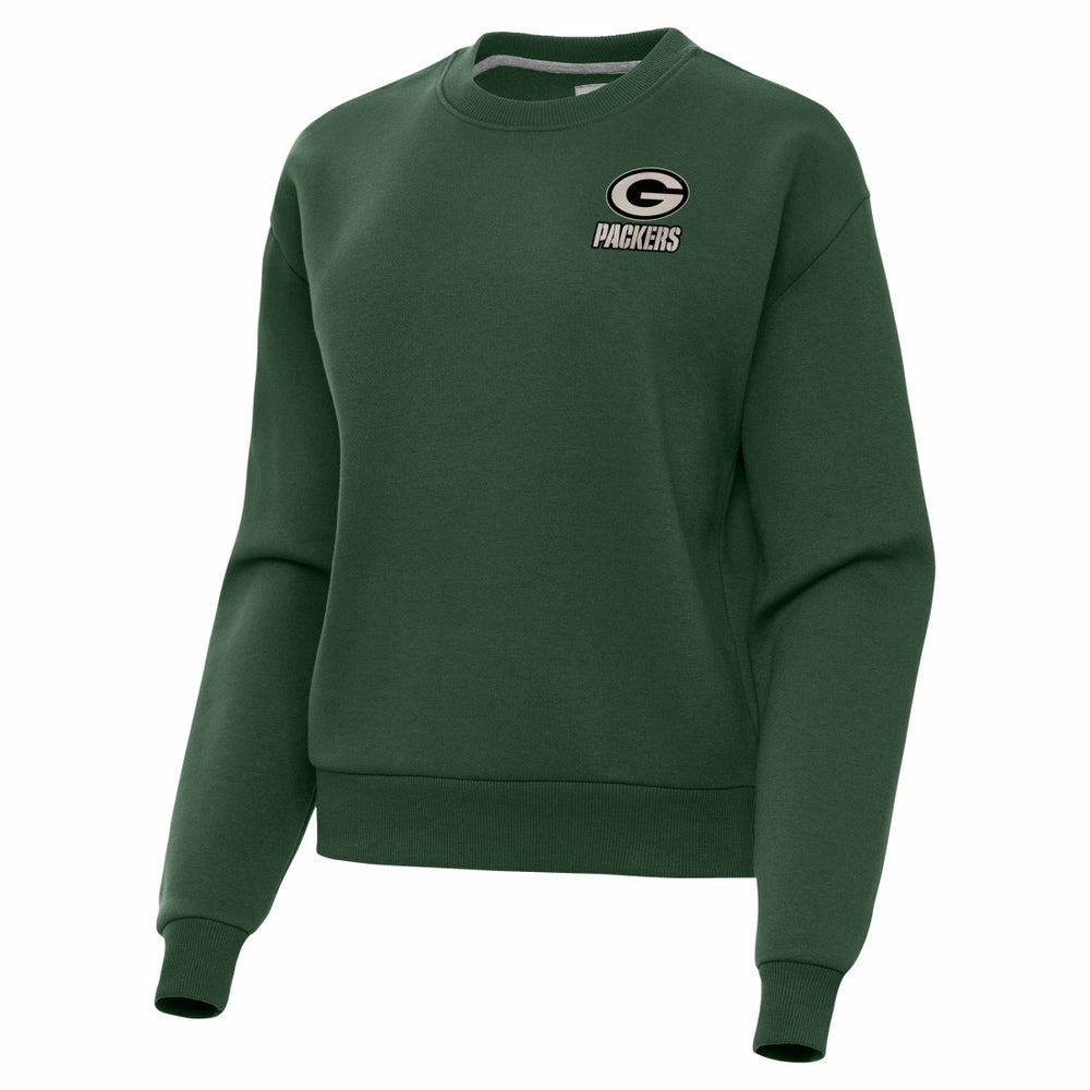 Green Bay Packers Antigua Women's Victory Pullover Sweatshirt Hunter Green - NFL