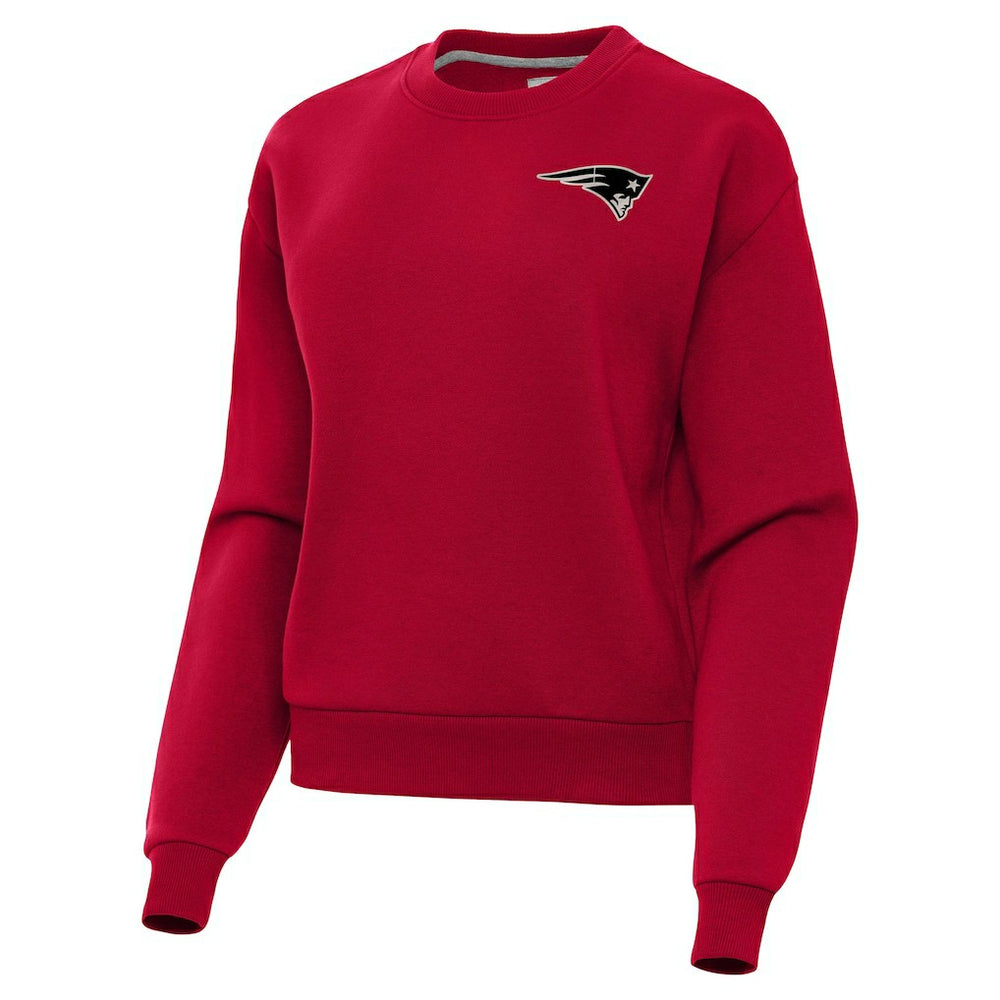New England Patriots Antigua Women's Victory Pullover Sweatshirt Red - NFL