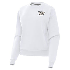 Washington Commanders Antigua Women's Victory Pullover Sweatshirt White - NFL