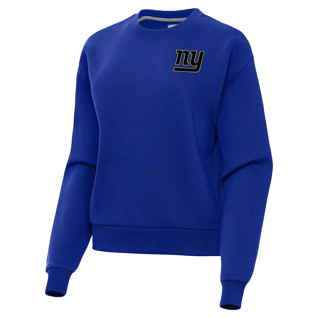 New York Giants Antigua Women's Victory Pullover Sweatshirt Royal - NFL