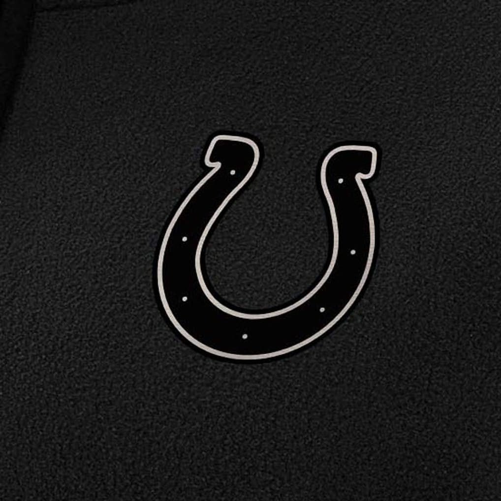 Indianapolis Colts Antigua Women's Brushed Carbon Figure Half-Zip Pullover Sweatshirt – Black - NFL