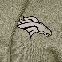 Denver Broncos Antigua Women's Justice Pullover Hoodie Olive - NFL