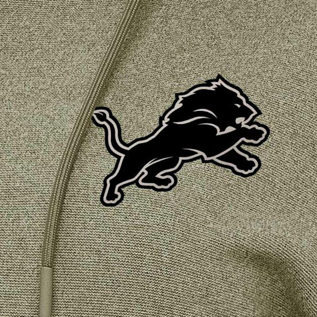 Detroit Lions Antigua Women's Justice Pullover Hoodie Olive - NFL
