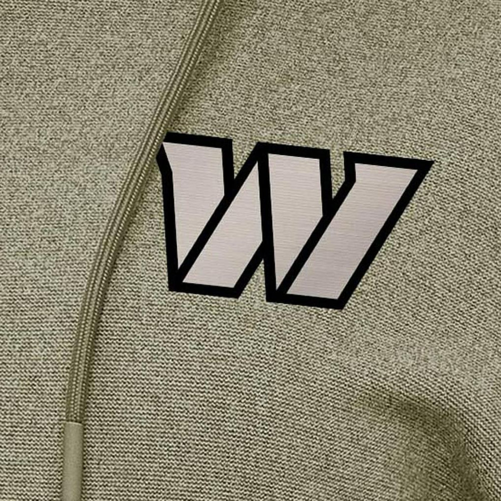 Washington Commanders Antigua Women's Justice Pullover Hoodie Olive - NFL