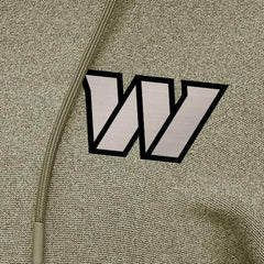 Washington Commanders Antigua Women's Justice Pullover Hoodie Olive - NFL