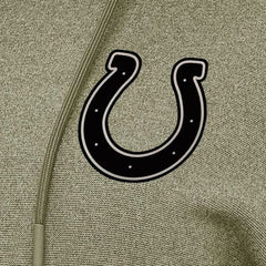 Indianapolis Colts Antigua Women's Justice Pullover Hoodie Olive - NFL