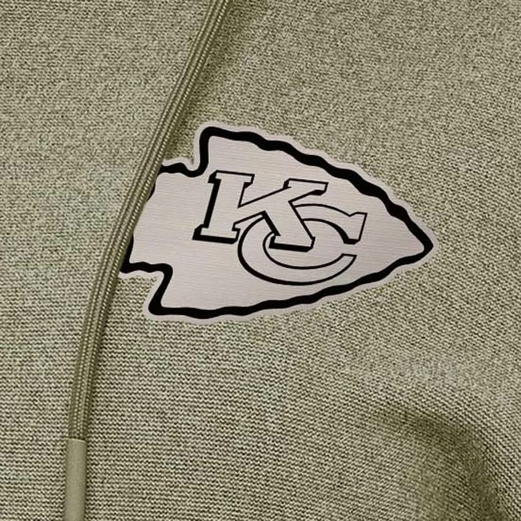 Kansas City Chiefs Antigua Women's Justice Pullover Hoodie Olive - NFL