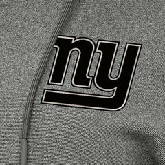 New York Giants Antigua Women's Justice Pullover Hoodie Heather Black - NFL