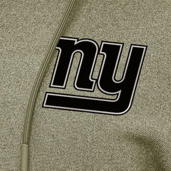 New York Giants Antigua Women's Justice Pullover Hoodie Olive - NFL