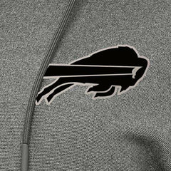 Buffalo Bills Antigua Women's Justice Pullover Hoodie Heather Black - NFL