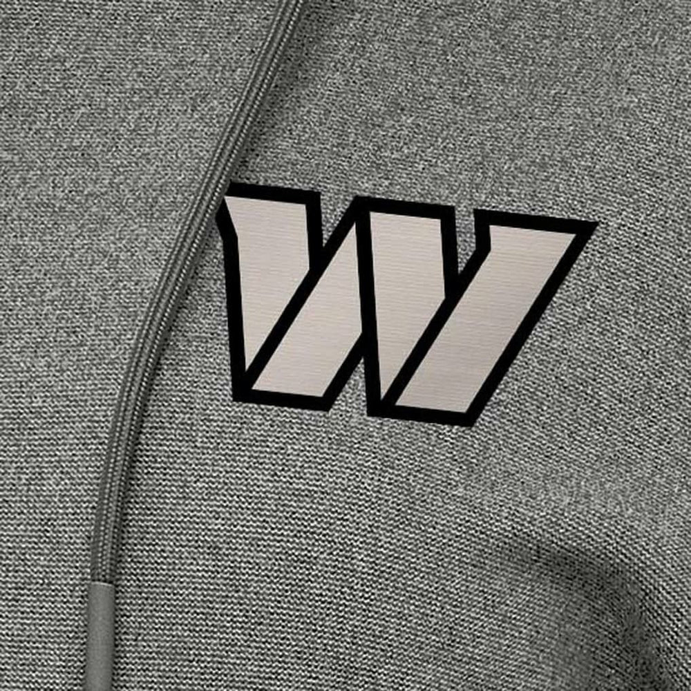 Washington Commanders Antigua Women's Justice Pullover Hoodie Heather Black - NFL
