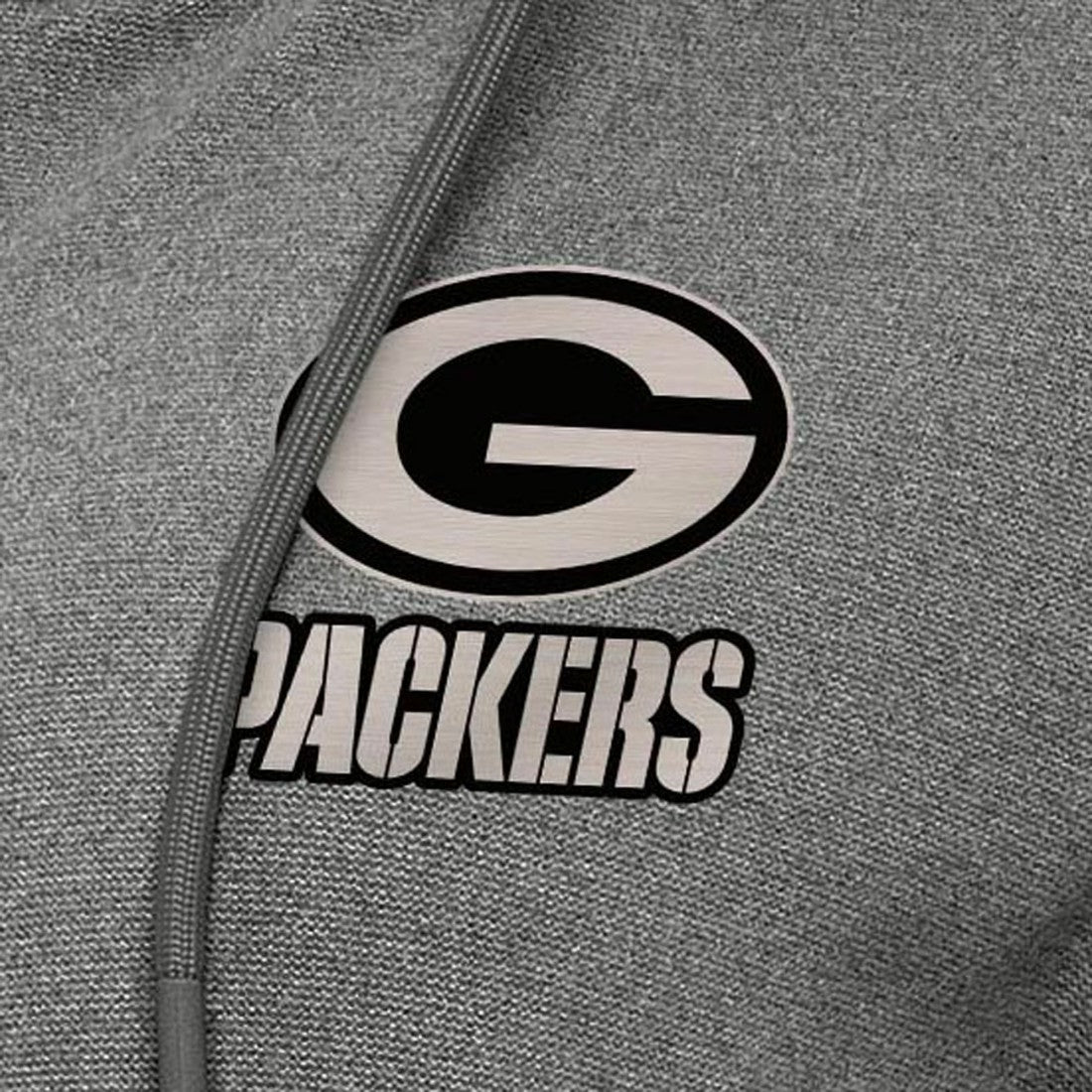 Green Bay Packers Antigua Women's Seeker Full-Zip Hoodie Jacket Heather Black - NFL
