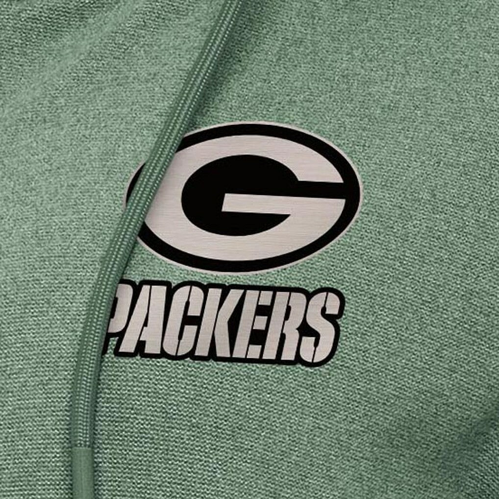 Green Bay Packers Antigua Women's Seeker Full-Zip Hoodie Jacket Hunter Green - NFL
