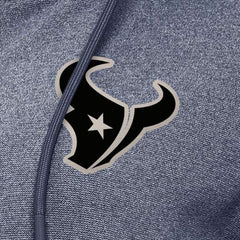 Houston Texans Antigua Women's Seeker Full-Zip Hoodie Jacket Heather Navy - NFL
