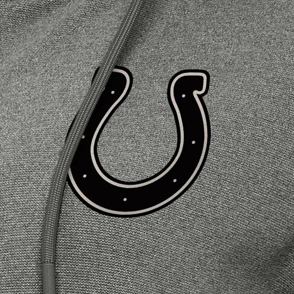 Indianapolis Colts Antigua Women's Seeker Full-Zip Hoodie Jacket Heather Black - NFL