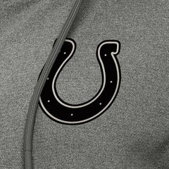 Indianapolis Colts Antigua Women's Seeker Full-Zip Hoodie Jacket Heather Black - NFL