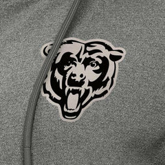 Chicago Bears Antigua Women's Seeker Full-Zip Hoodie Jacket Heather Black - NFL