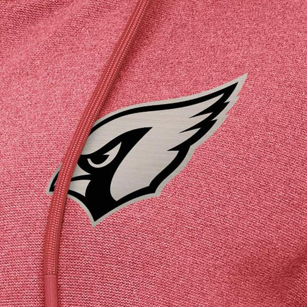 Arizona Cardinals Antigua Women's Seeker Full-Zip Hoodie Jacket Heather Red - NFL