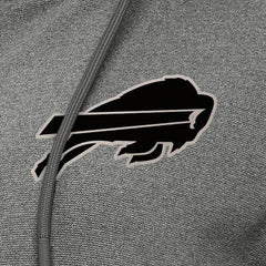 Buffalo Bills Antigua Women's Seeker Full-Zip Hoodie Jacket Heather Black - NFL