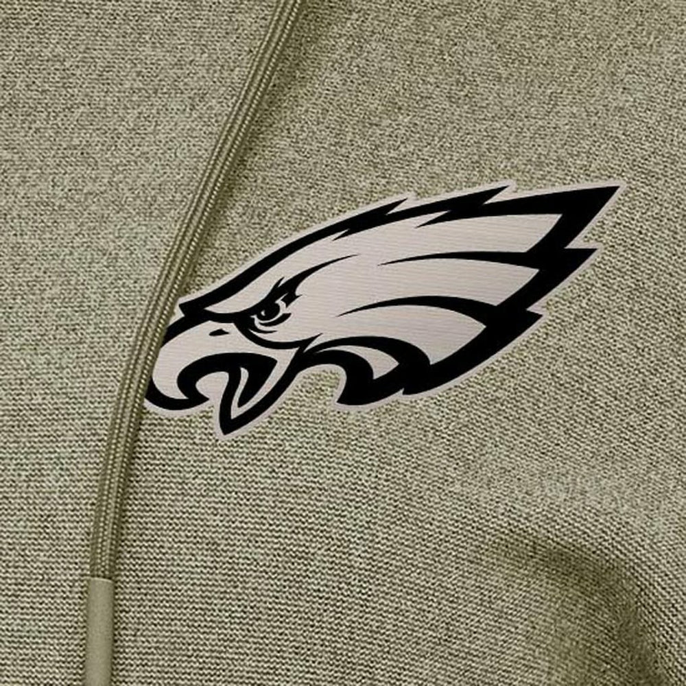 Philadelphia Eagles Antigua Women's Justice Pullover Hoodie Olive - NFL