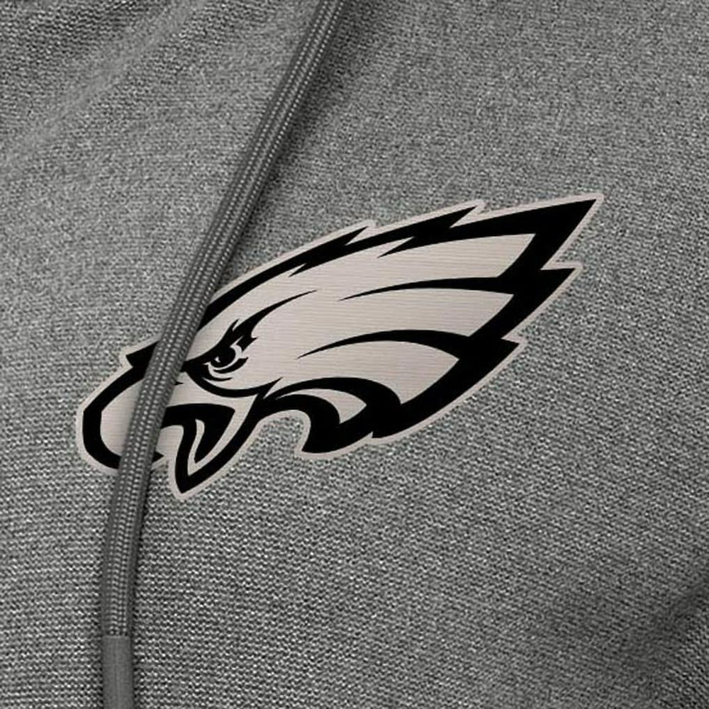 Philadelphia Eagles Antigua Women's Seeker Full-Zip Hoodie Jacket Heather Black - NFL