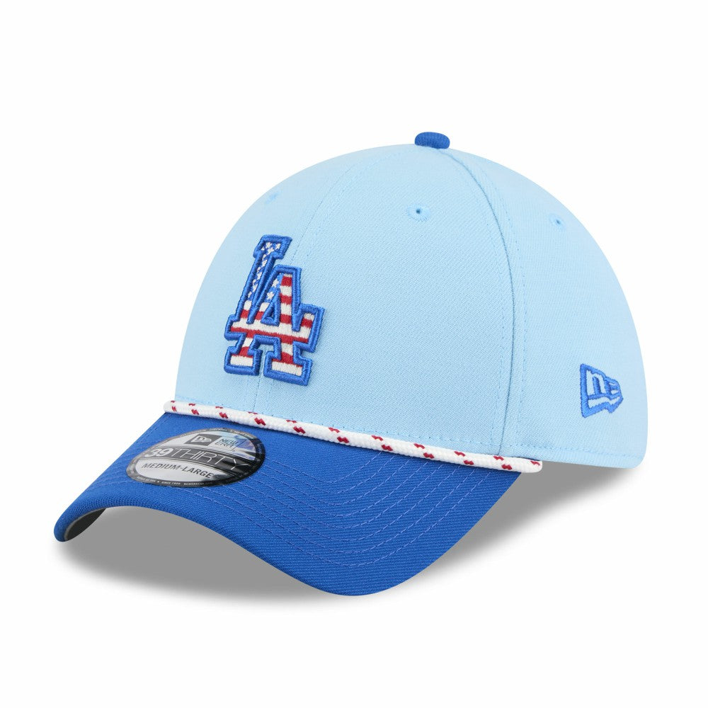 Los Angeles Dodgers New Era 2025 Fourth of July 39THIRTY Flex Hat Online