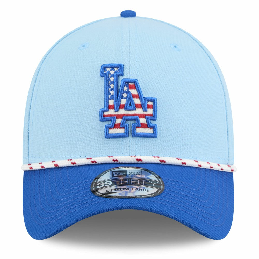 Los Angeles Dodgers New Era 2025 Fourth of July 39THIRTY Flex Hat Online