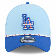 Los Angeles Dodgers New Era 2025 Fourth of July 39THIRTY Flex Hat Online