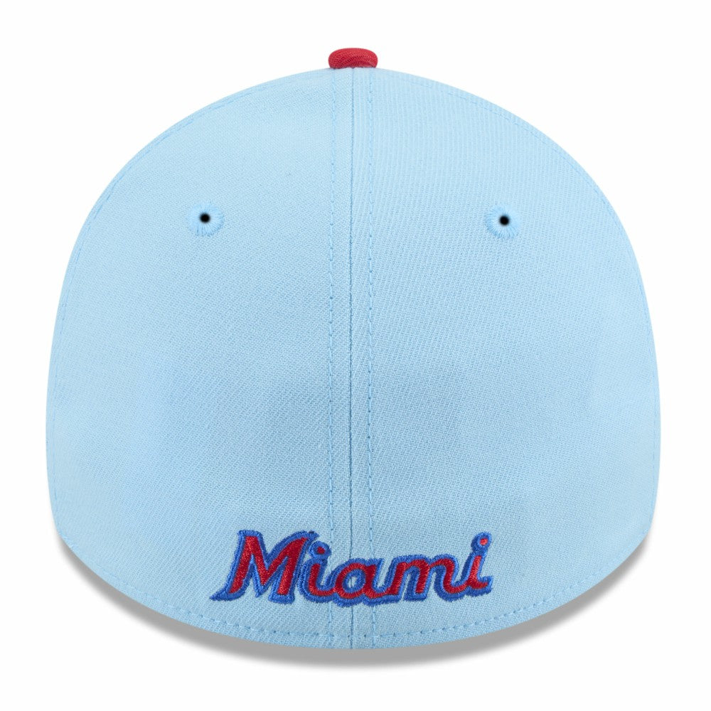 Miami Marlins New Era 2025 Fourth of July 39THIRTY Flex Hat discount