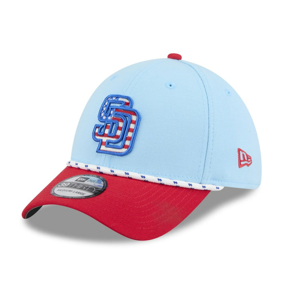 San Diego Padres New Era 2025 Fourth of July 39THIRTY Flex Hat Sale