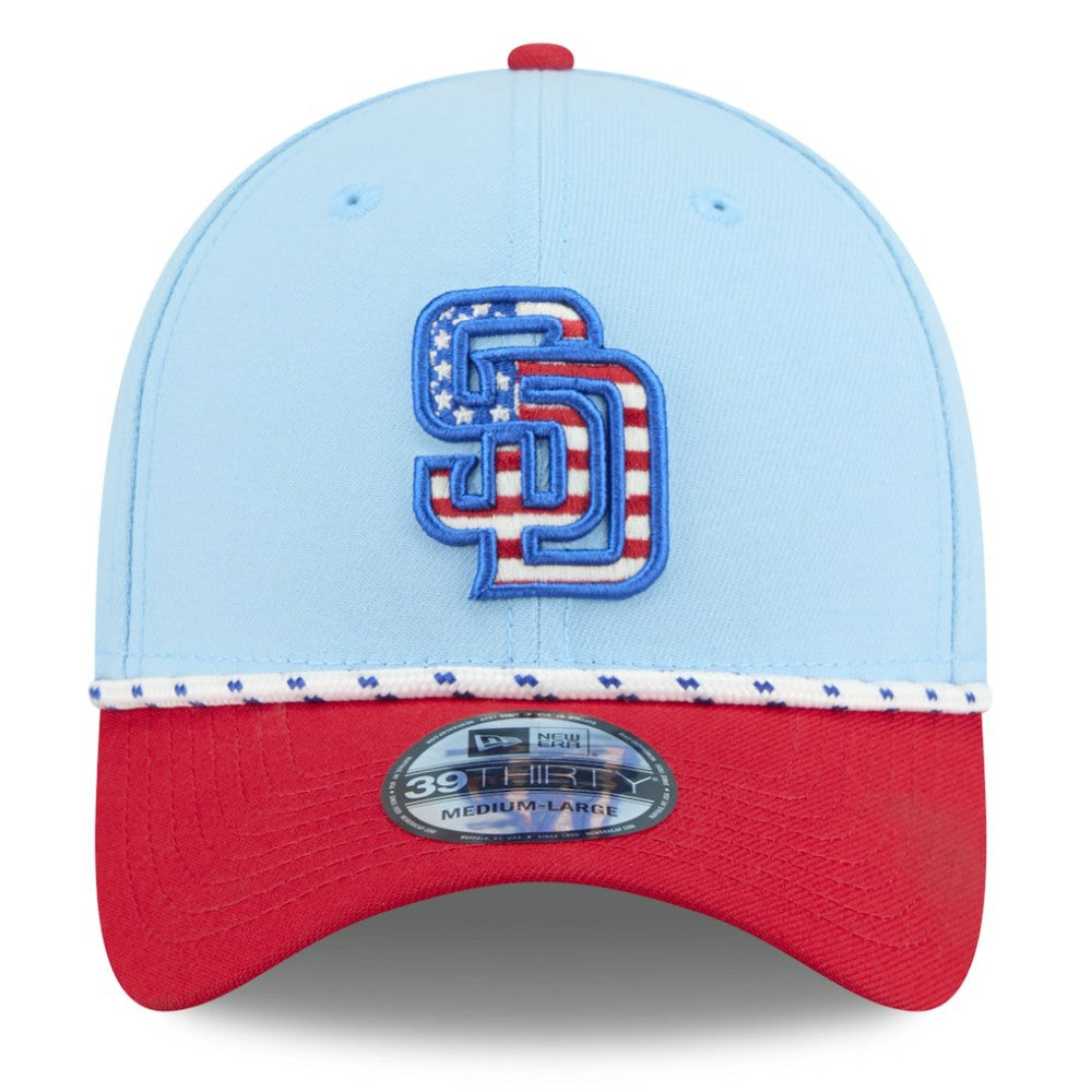 San Diego Padres New Era 2025 Fourth of July 39THIRTY Flex Hat Sale
