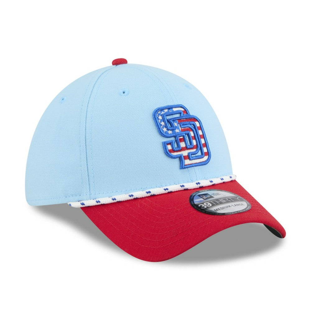 San Diego Padres New Era 2025 Fourth of July 39THIRTY Flex Hat Sale