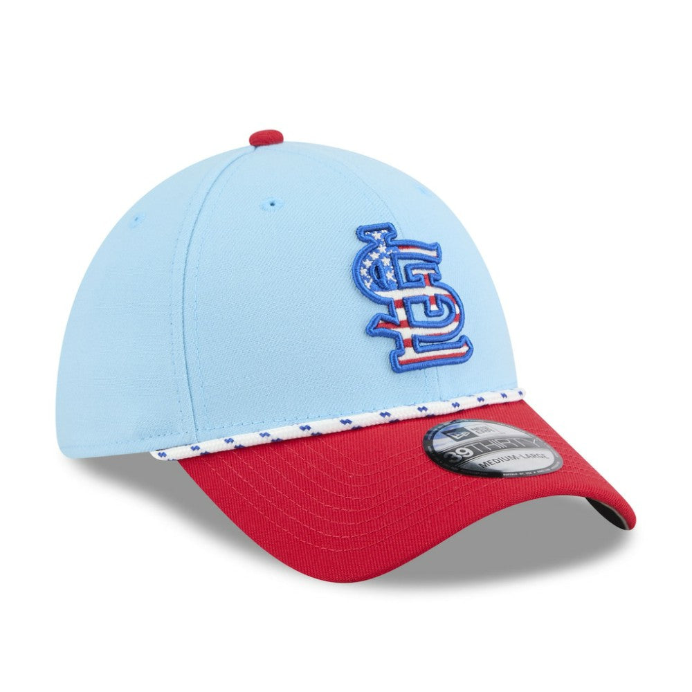 St. Louis Cardinals New Era 2025 Fourth of July 39THIRTY Flex Hat Online