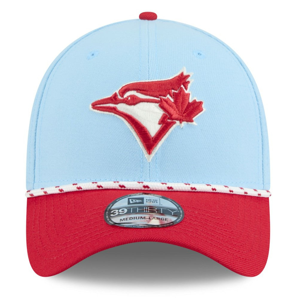Toronto Blue Jays New Era 2025 Canada Day 39THIRTY Flex Hat On Sale