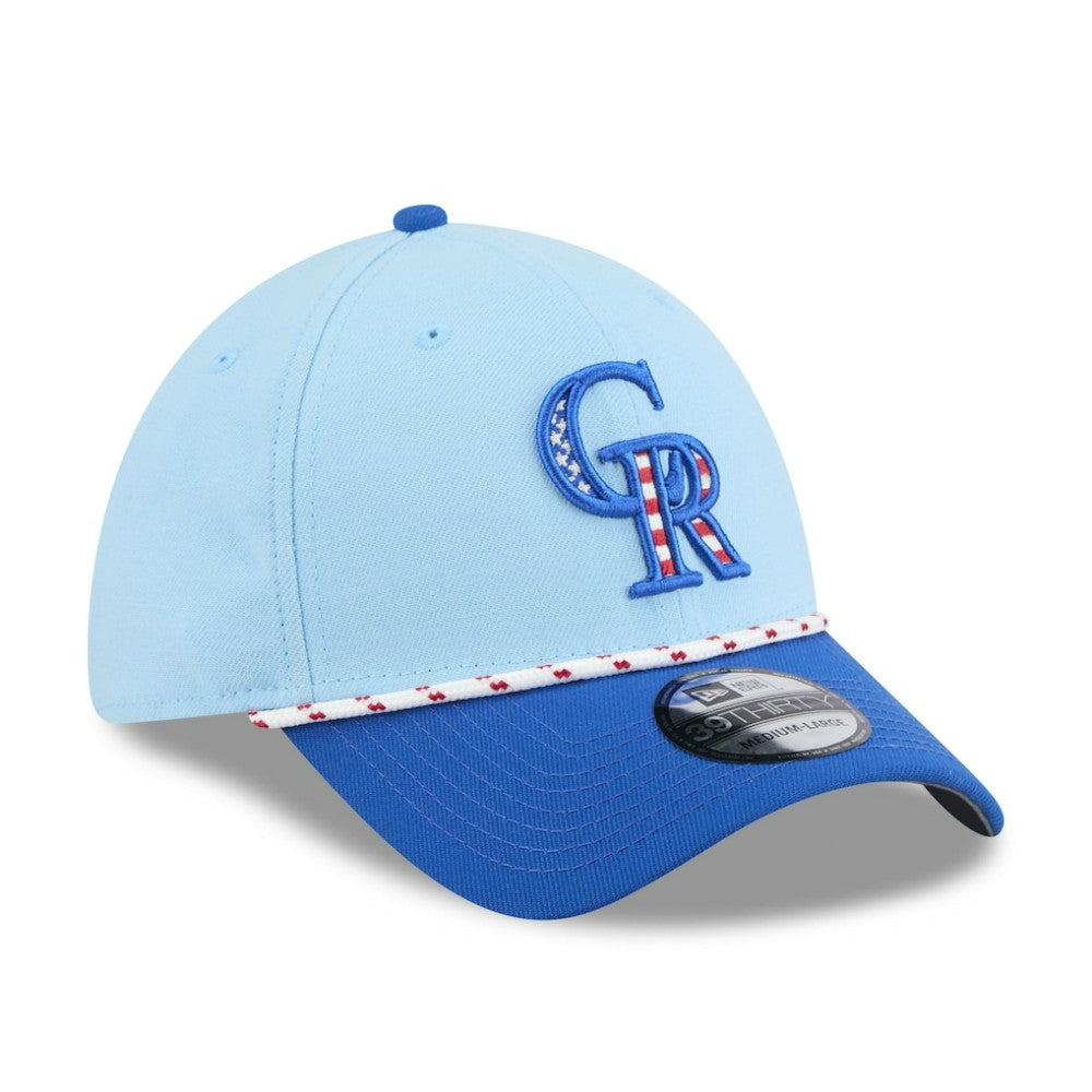 Colorado Rockies New Era 2025 Fourth of July 39THIRTY Flex Hat for sale