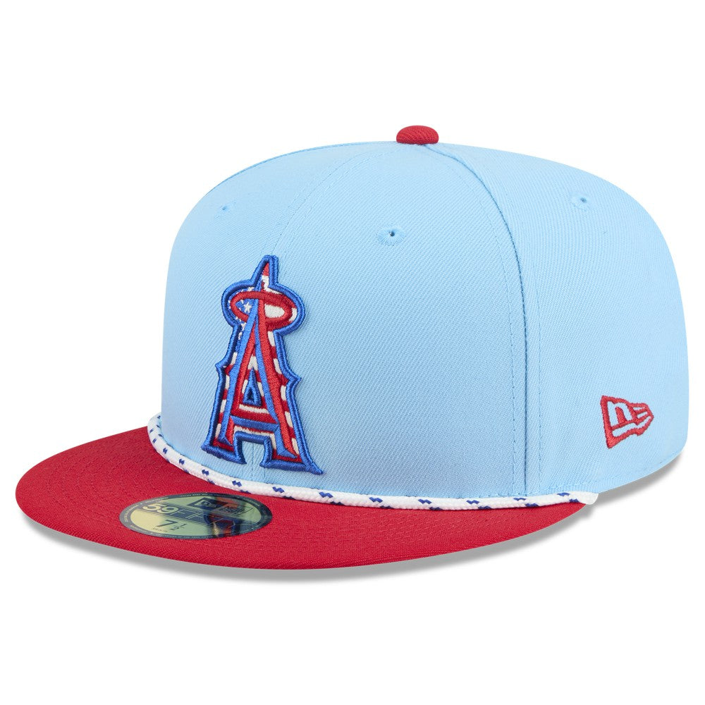 Los Angeles Angels New Era 2025 Fourth of July 59FIFTY Fitted Hat Near Me