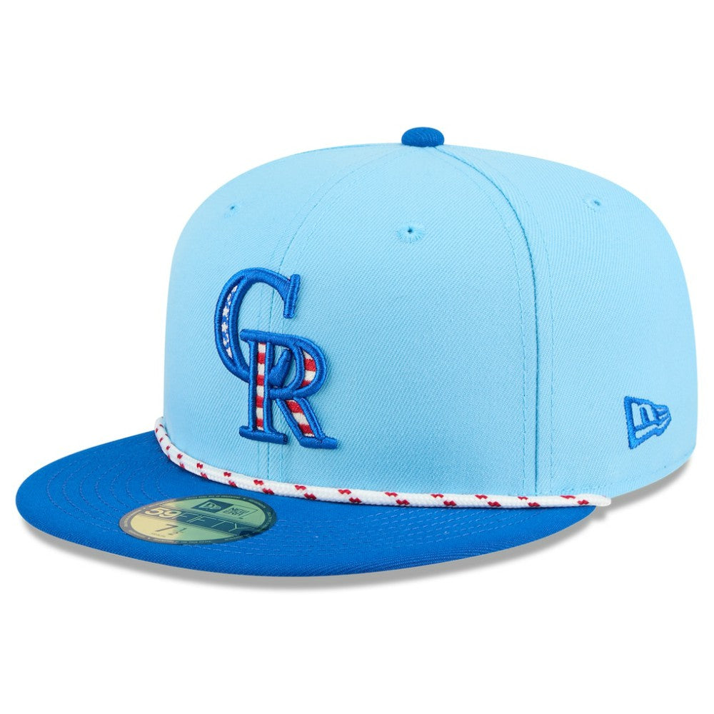 Colorado Rockies New Era 2025 Fourth of July 59FIFTY Fitted Hat Near Me