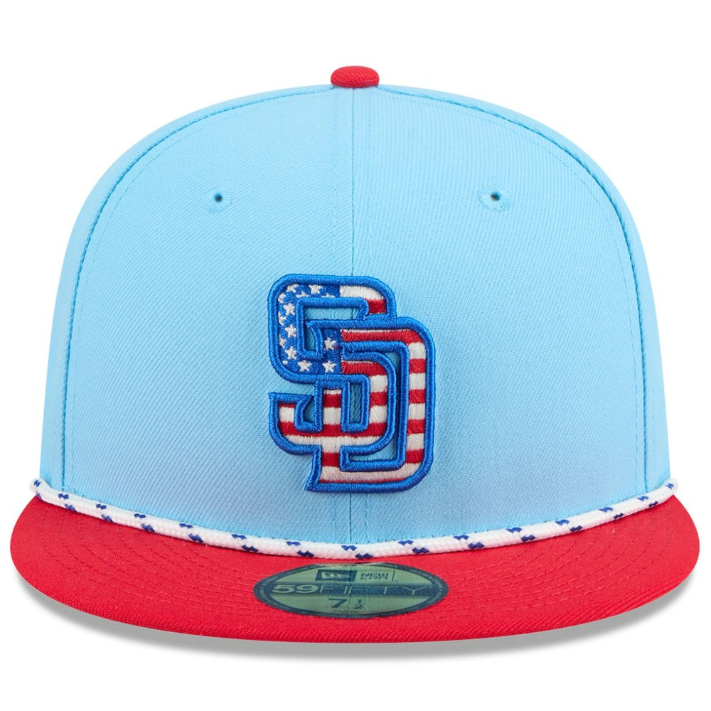 San Diego Padres New Era 2025 Fourth of July 59FIFTY Fitted Hat discount