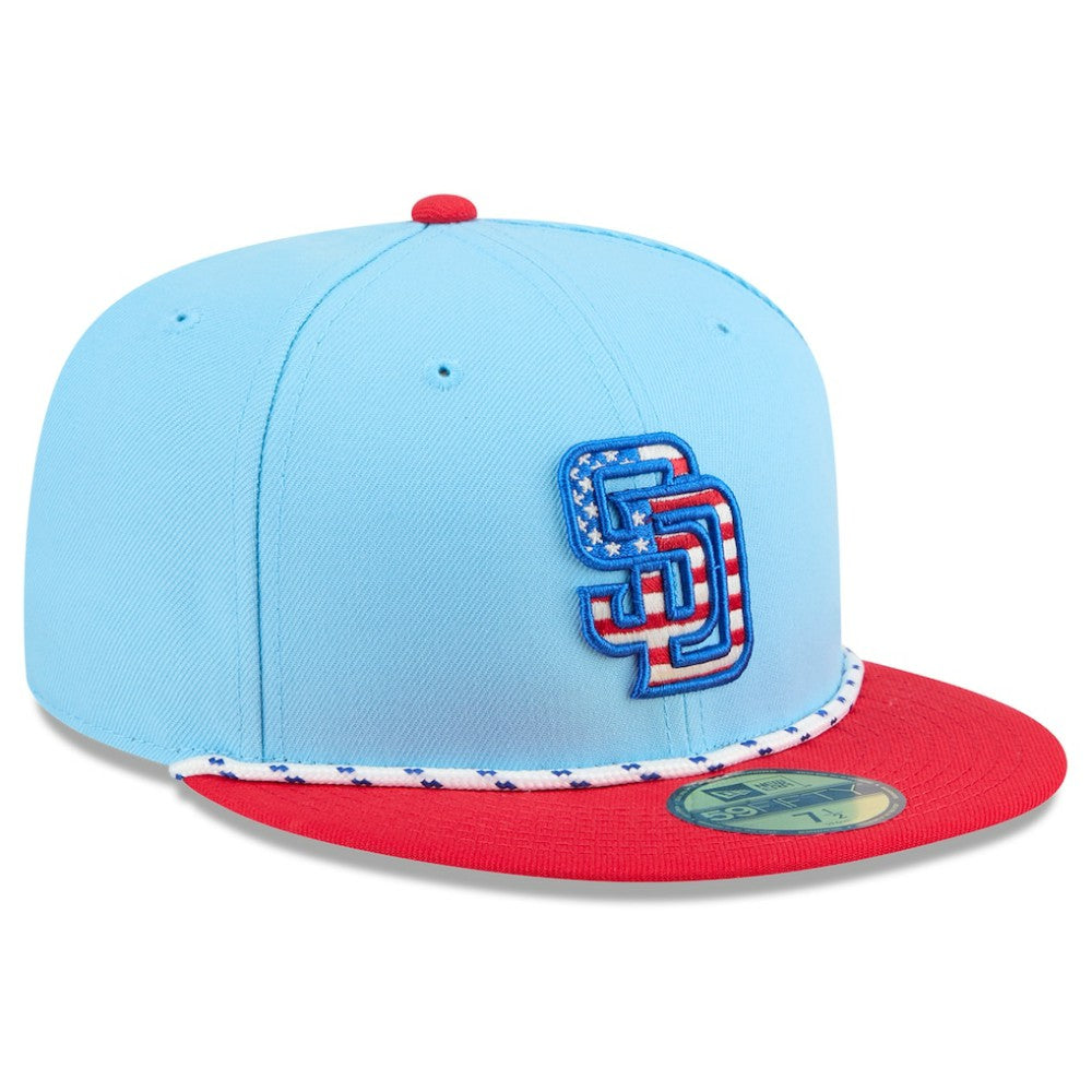 San Diego Padres New Era 2025 Fourth of July 59FIFTY Fitted Hat discount