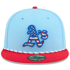 Athletics New Era 2025 Fourth of July 59FIFTY Fitted Hat Online