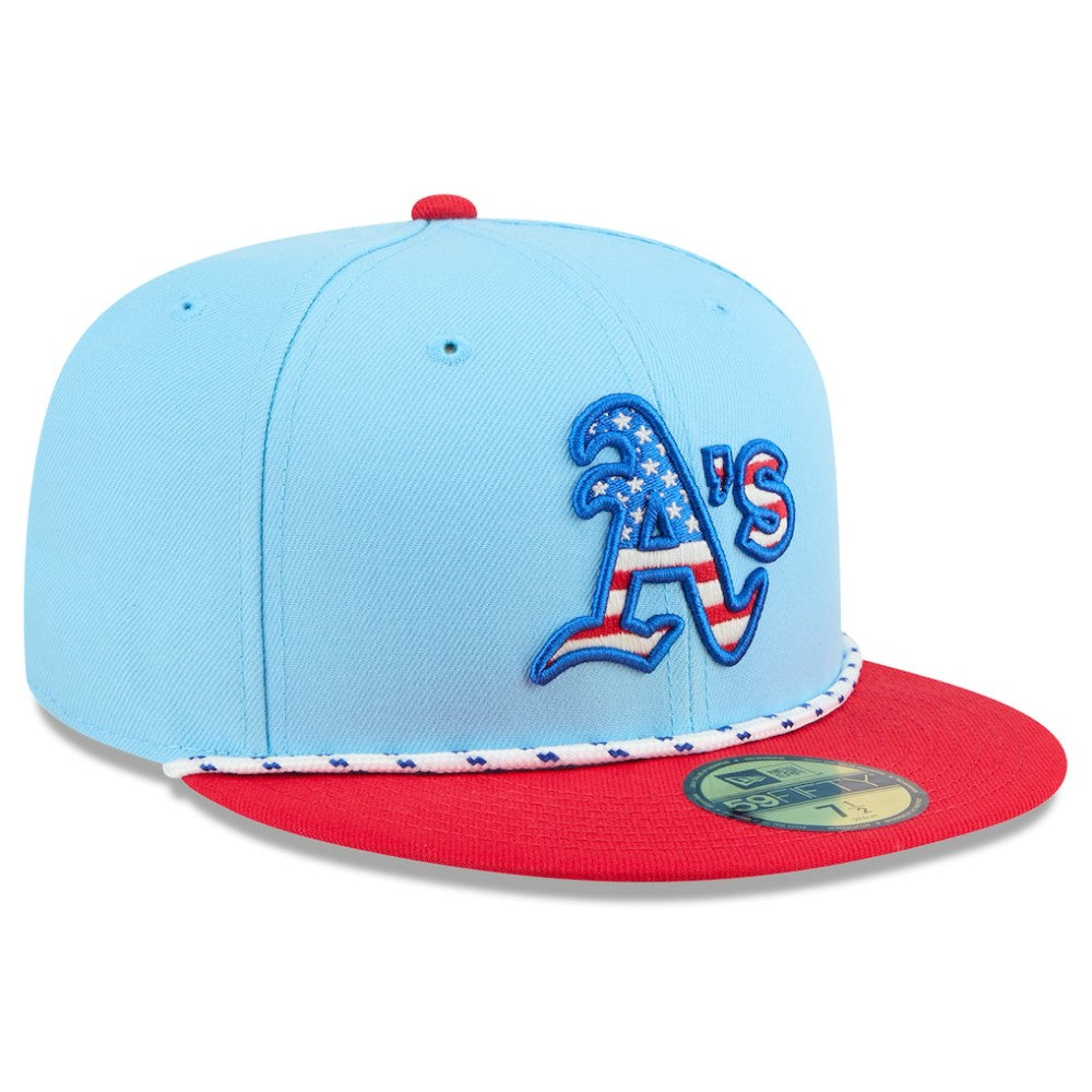 Athletics New Era 2025 Fourth of July 59FIFTY Fitted Hat Online