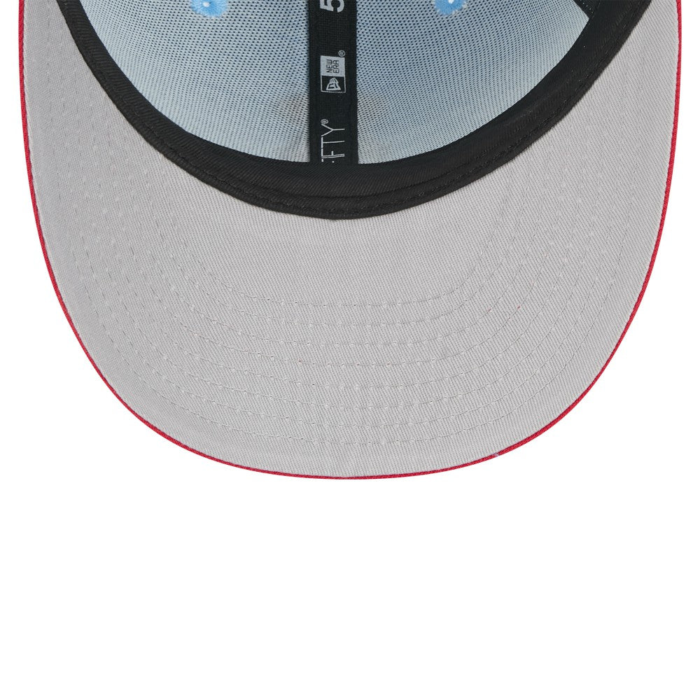 Los Angeles Angels New Era 2025 Fourth of July Low Profile 59FIFTY Fitted Hat Lifestyle