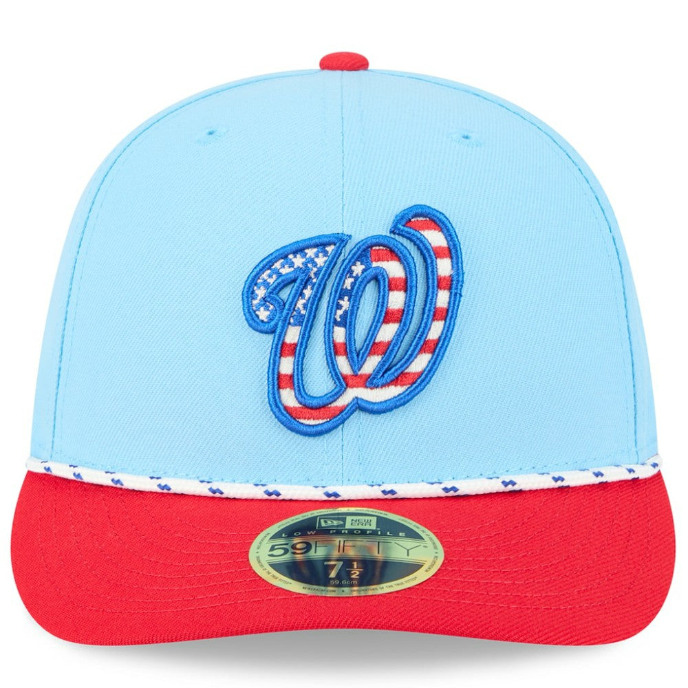 Washington Nationals New Era 2025 Fourth of July Low Profile 59FIFTY Fitted Hat On Sale